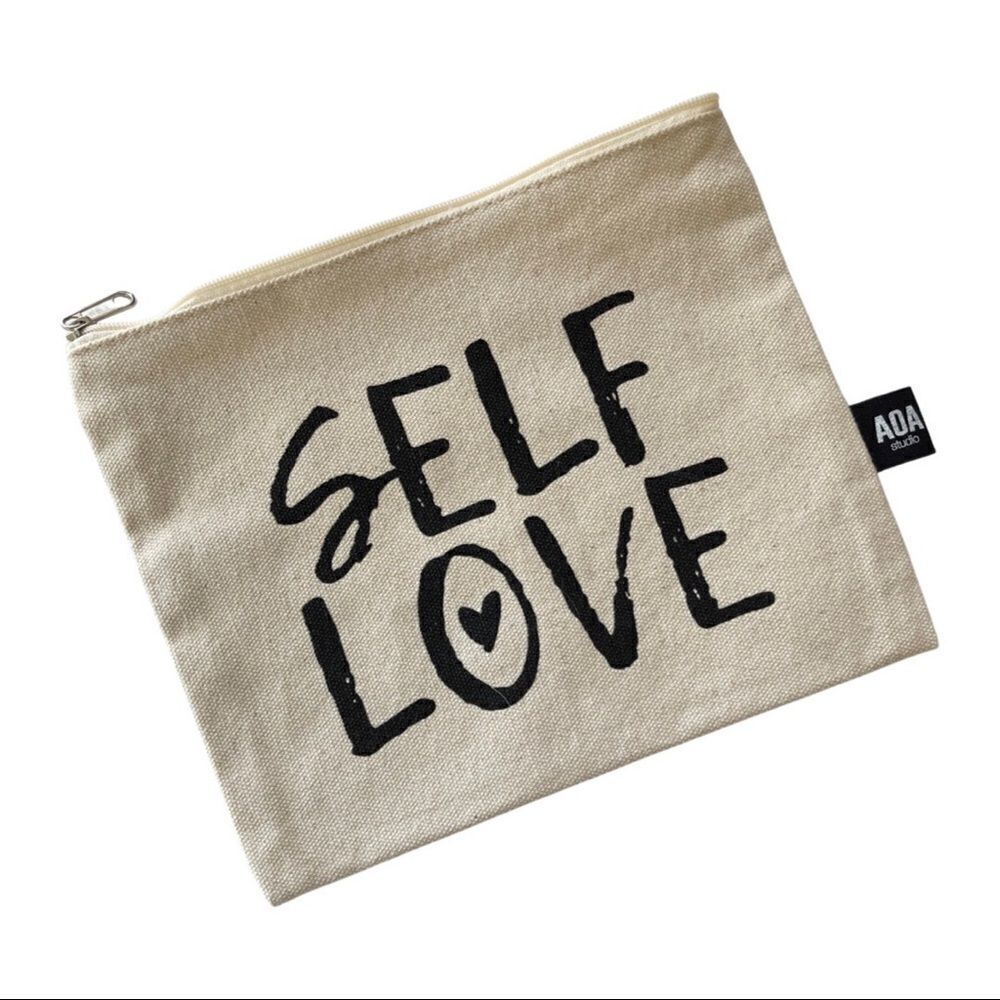 AOA Canvas Pouch - SELF LOVE ❤️